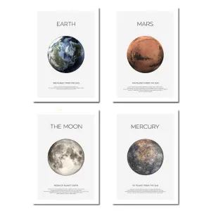 Solar System Planet Earth Moon Mars