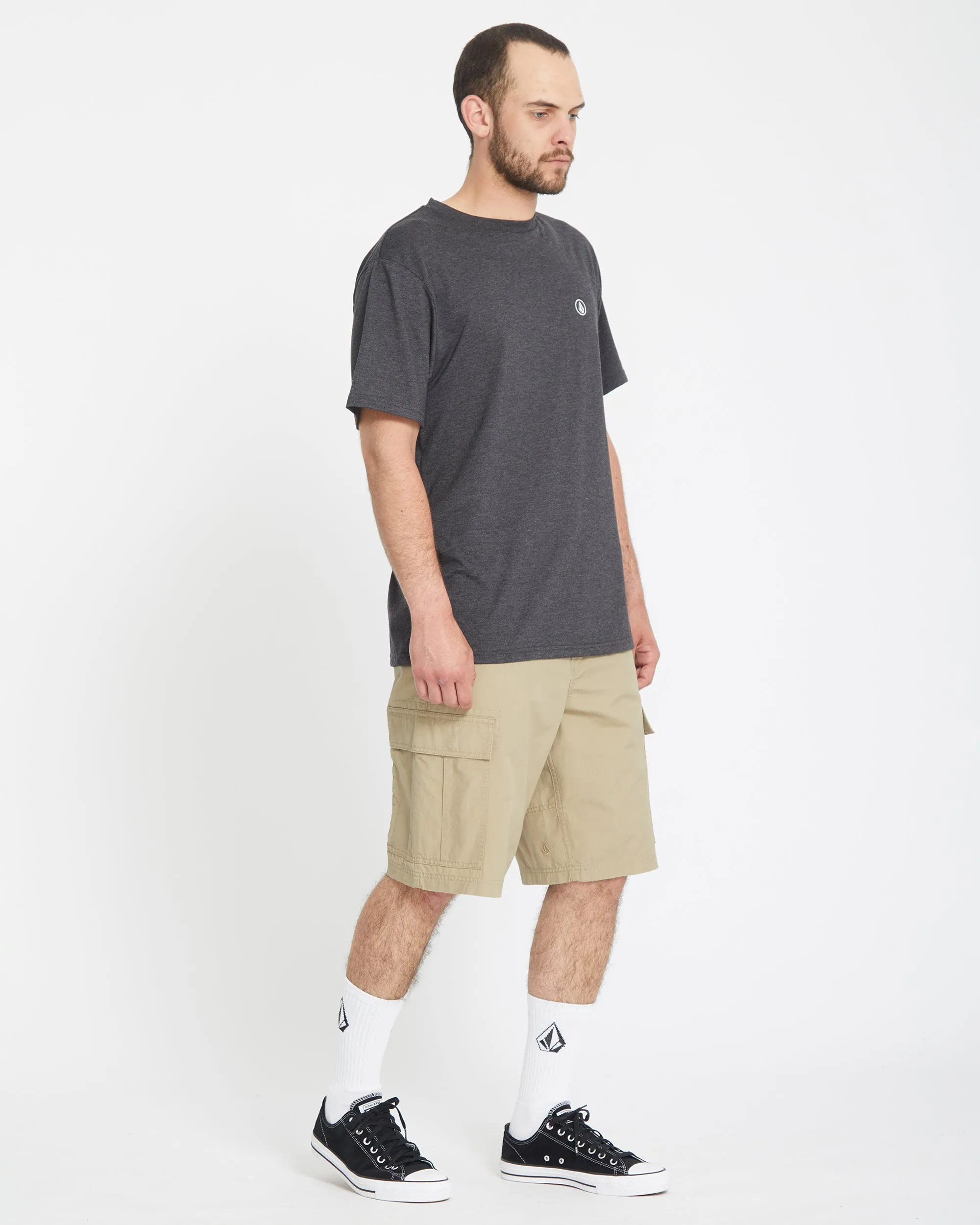 Strange Tripper Cargo 22" Shorts - KHAKI