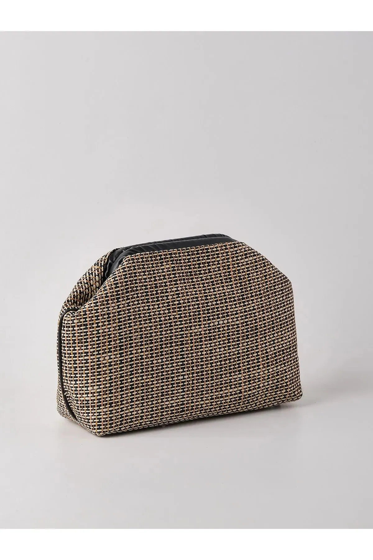 Striped Jute Straw Bag
