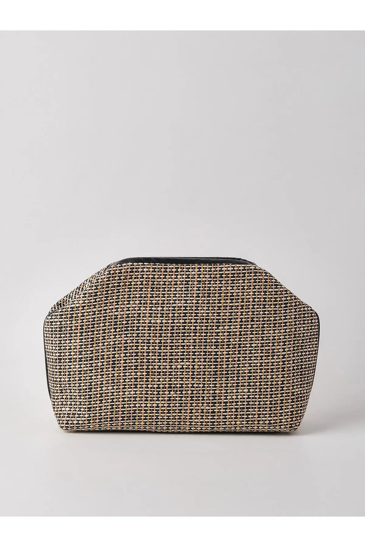 Striped Jute Straw Bag