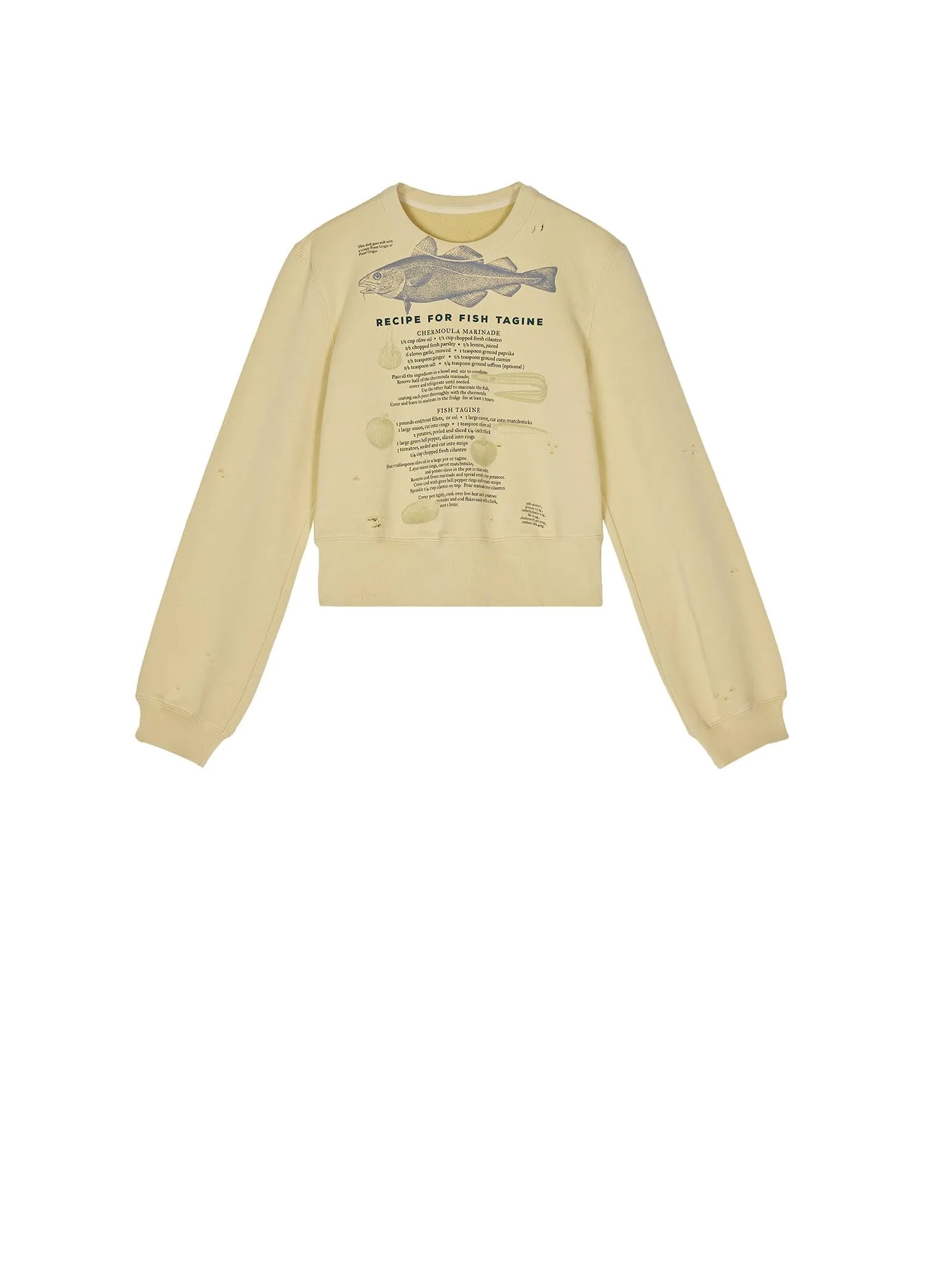 Sweaters / JNBY Crewneck Print Pullover (100% Cotton)