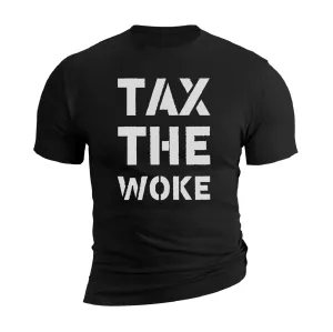 TAX THE WOKE GRAPHIC TEE
