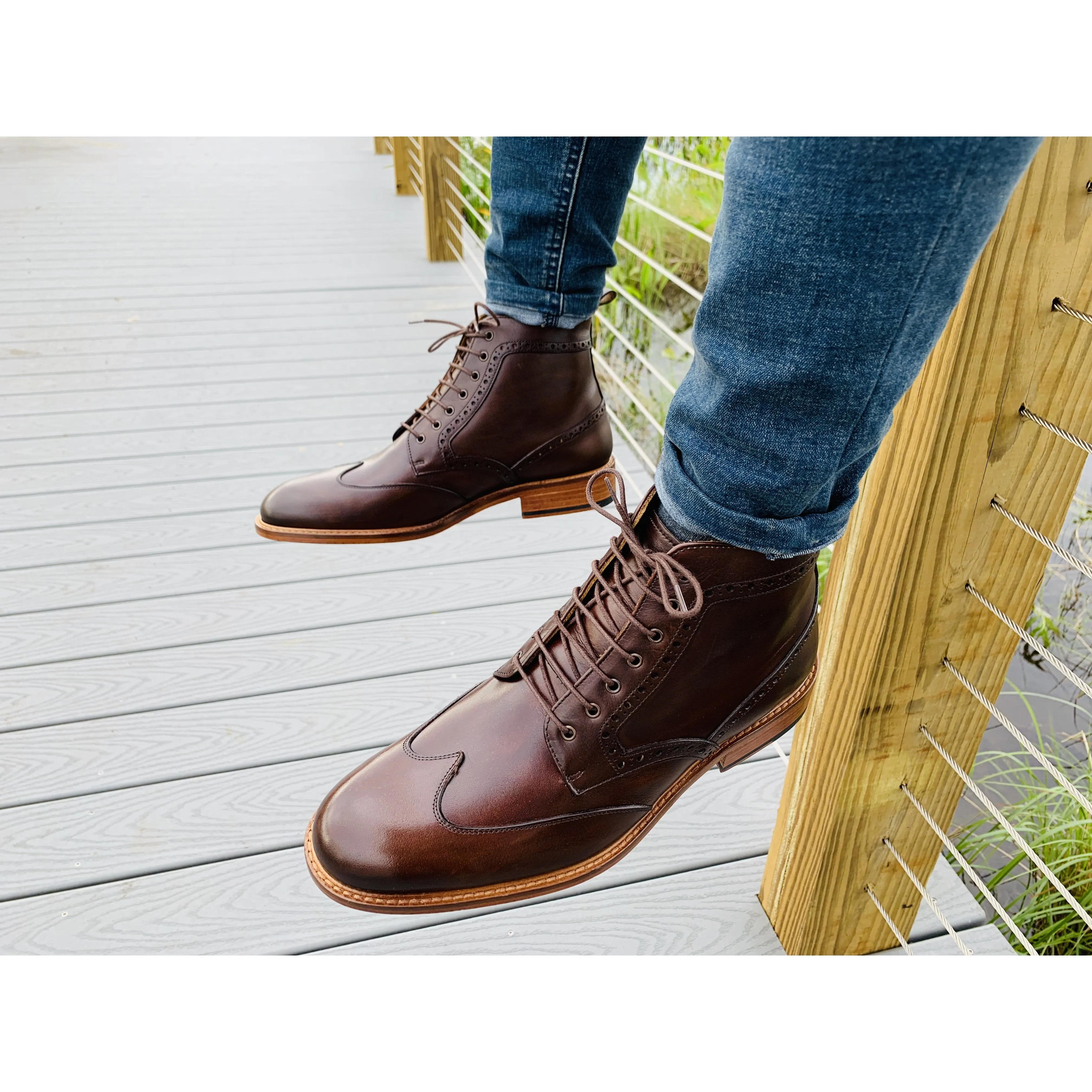 The Cruz Boot in Caoba