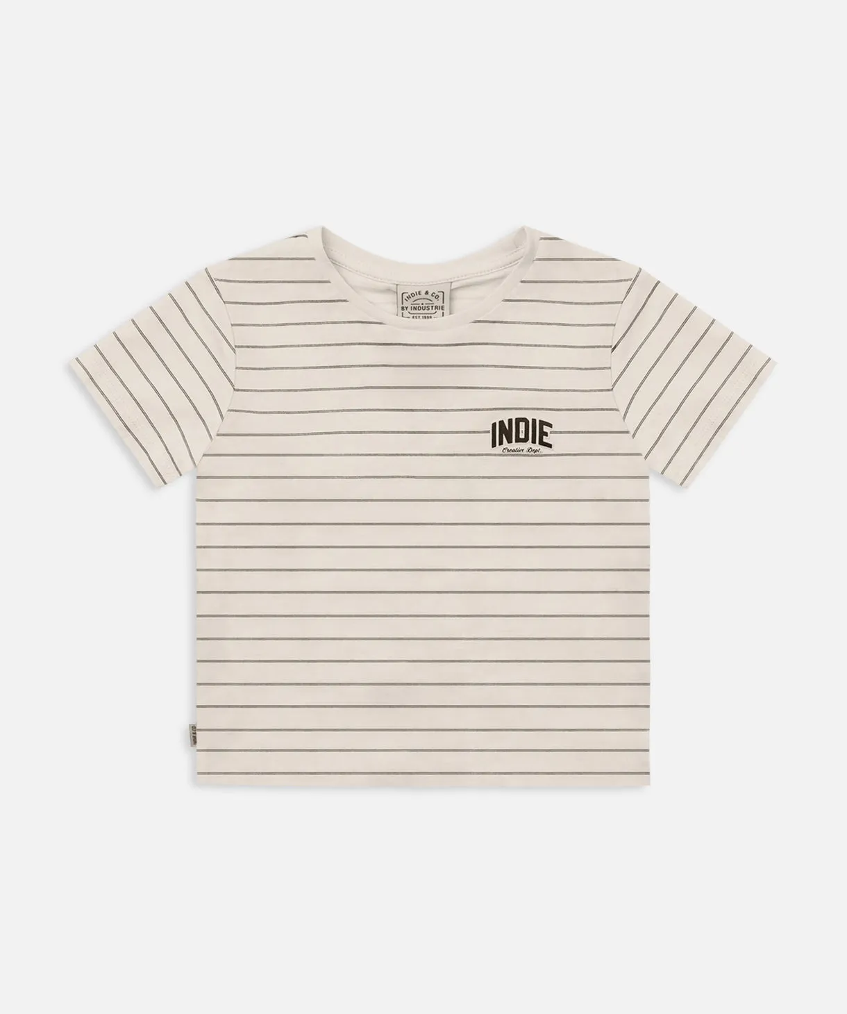 The Valencia Tee - Off White/Green