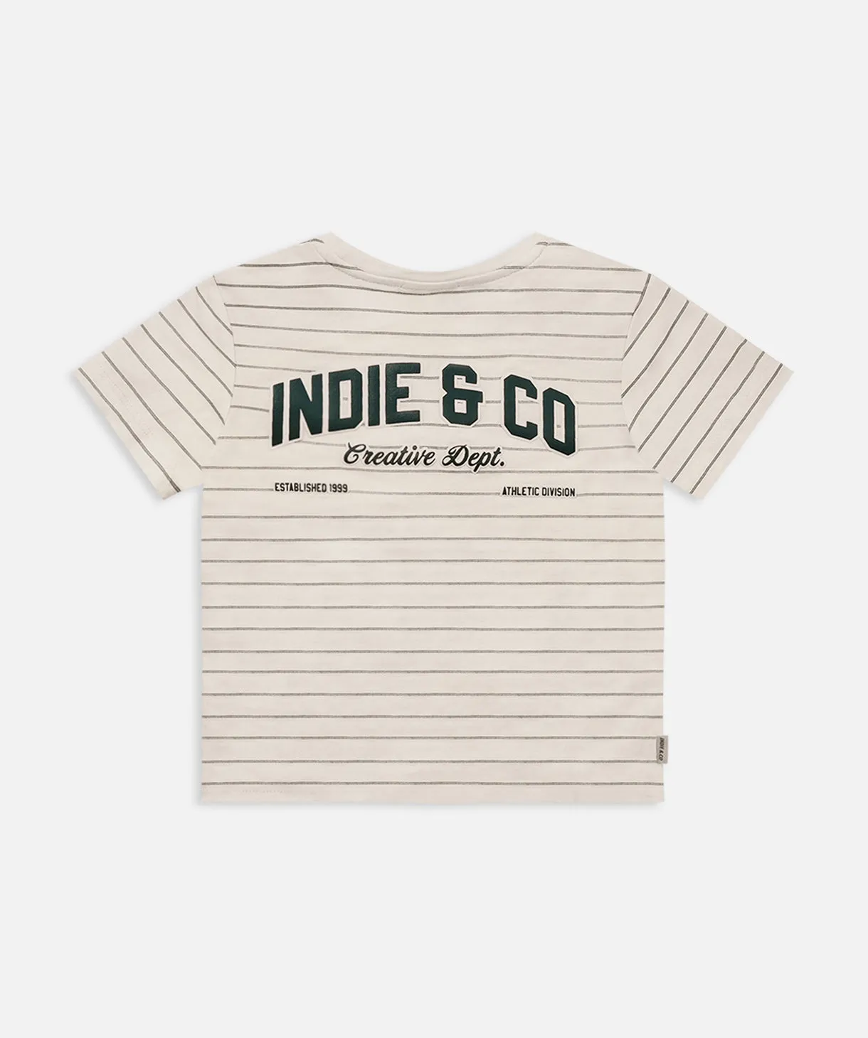 The Valencia Tee - Off White/Green