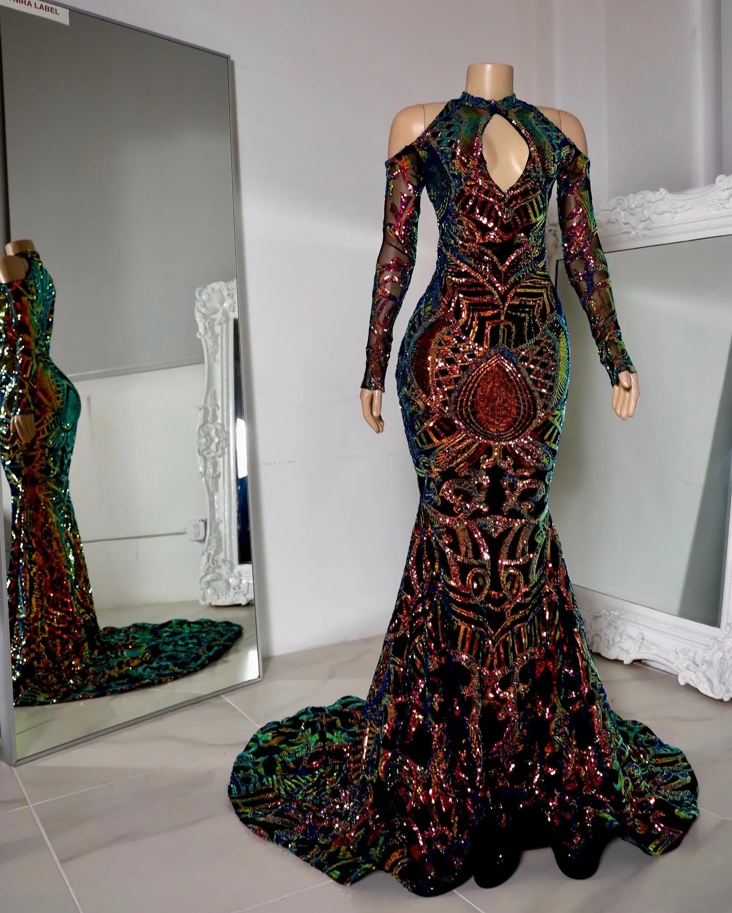 The Yaira Sequin Gown