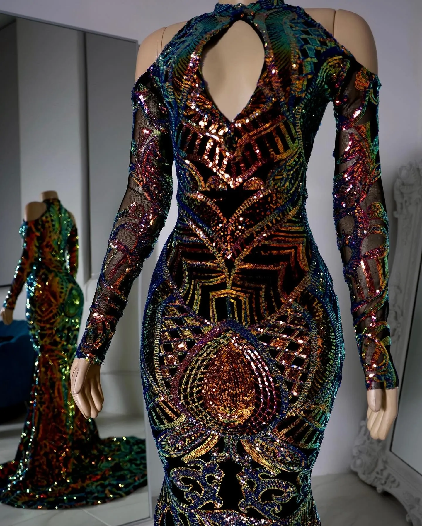 The Yaira Sequin Gown