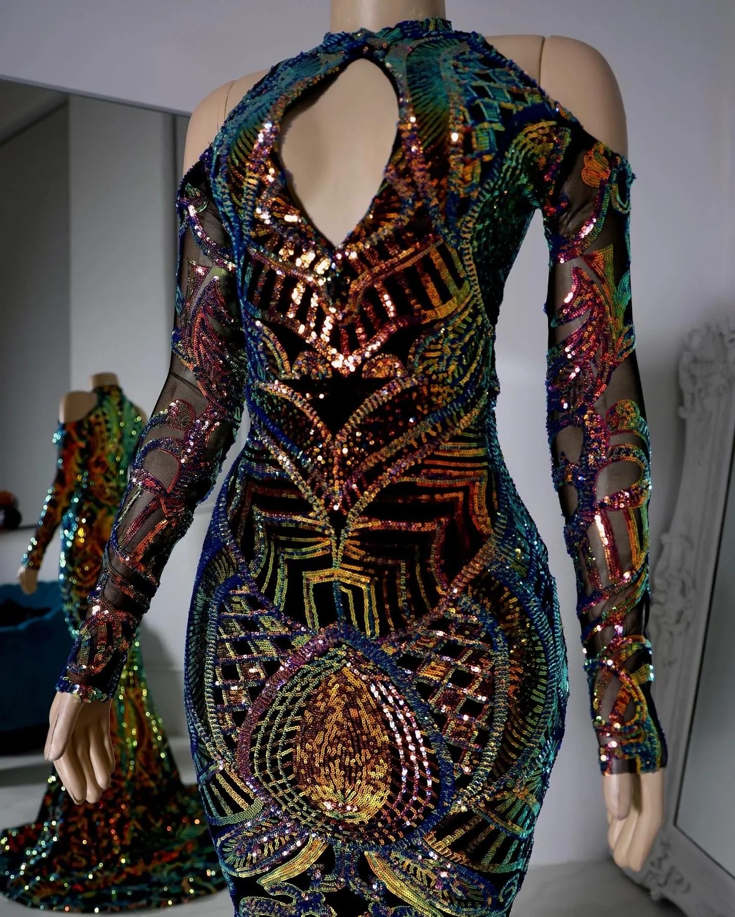 The Yaira Sequin Gown
