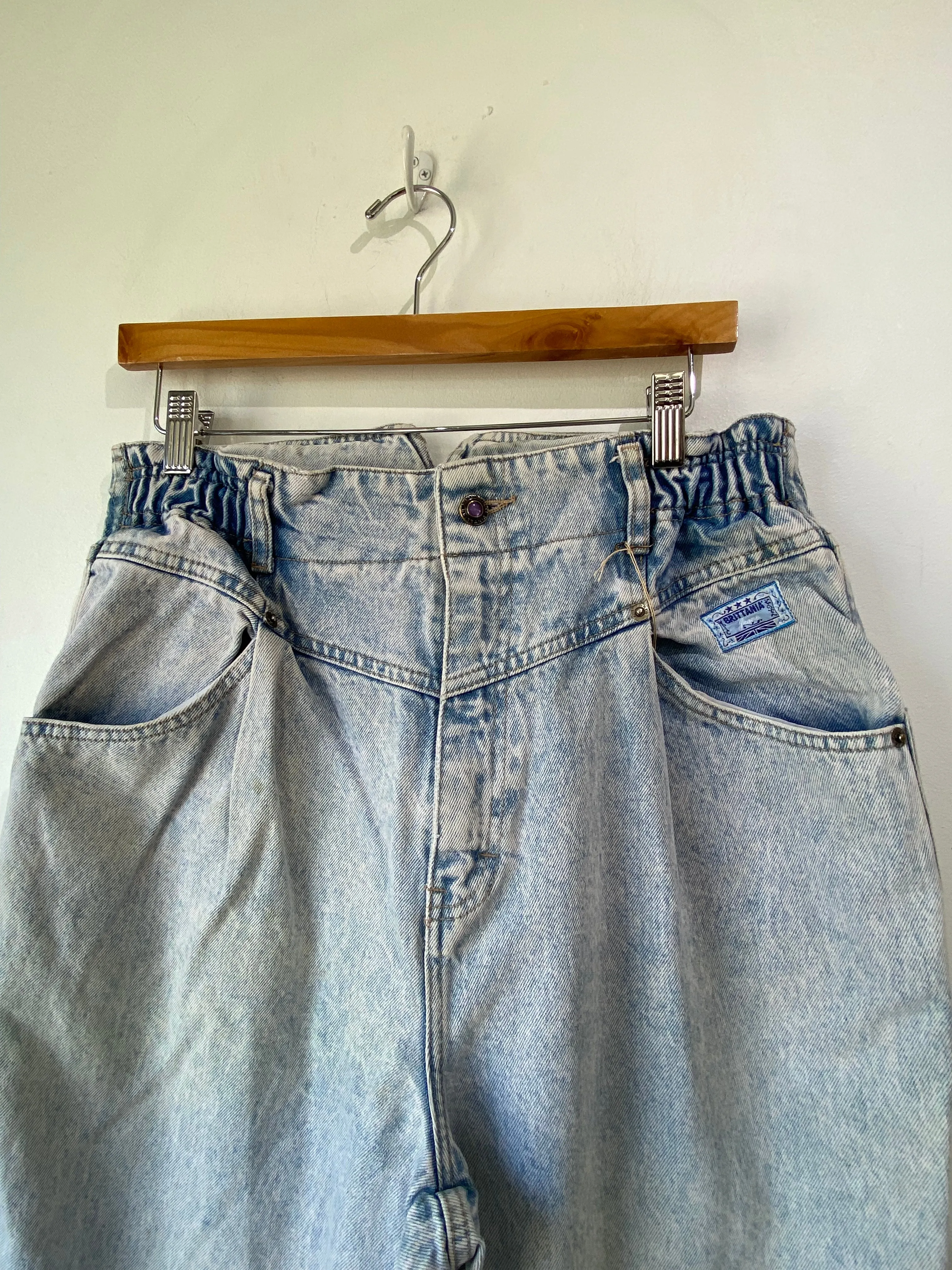 Vintage Brittania Acid Wash Jeans