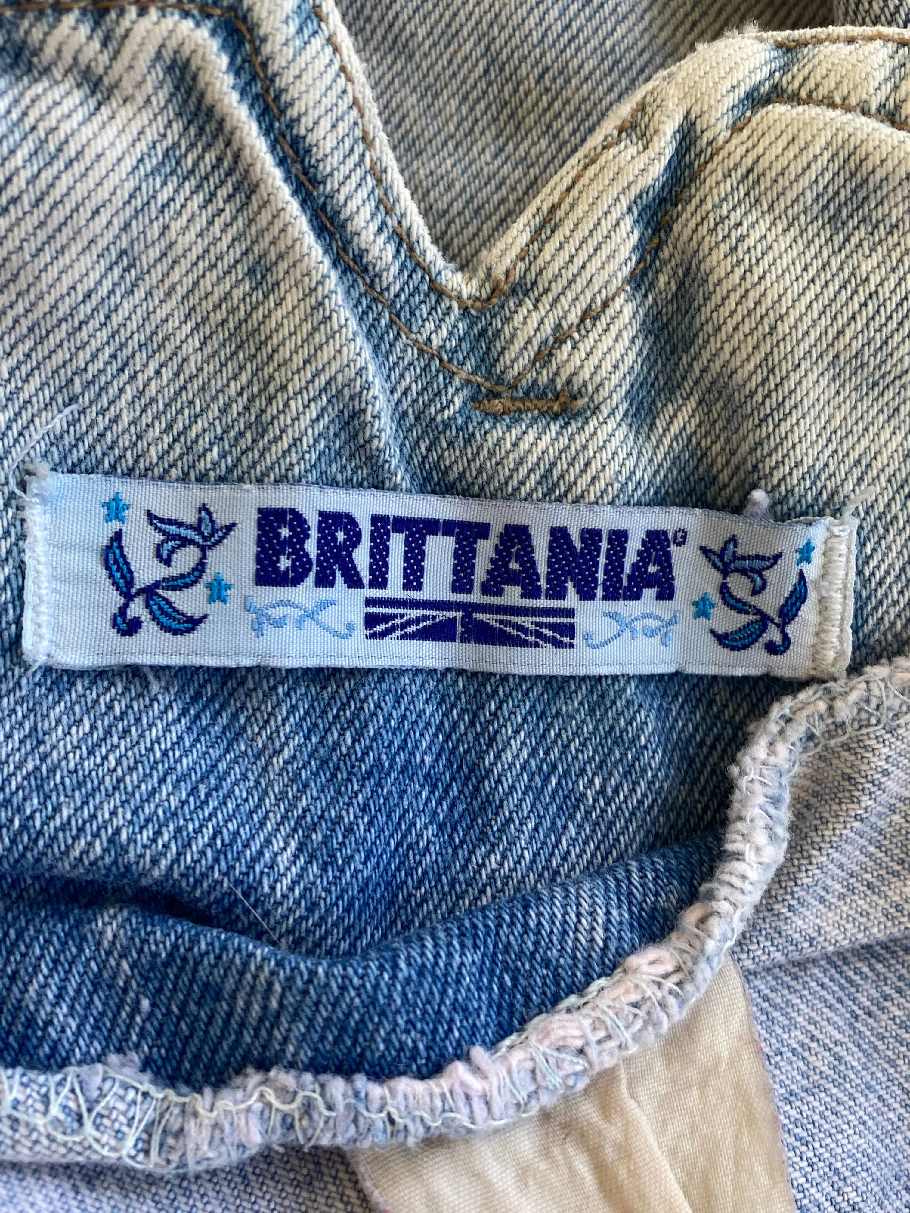 Vintage Brittania Acid Wash Jeans