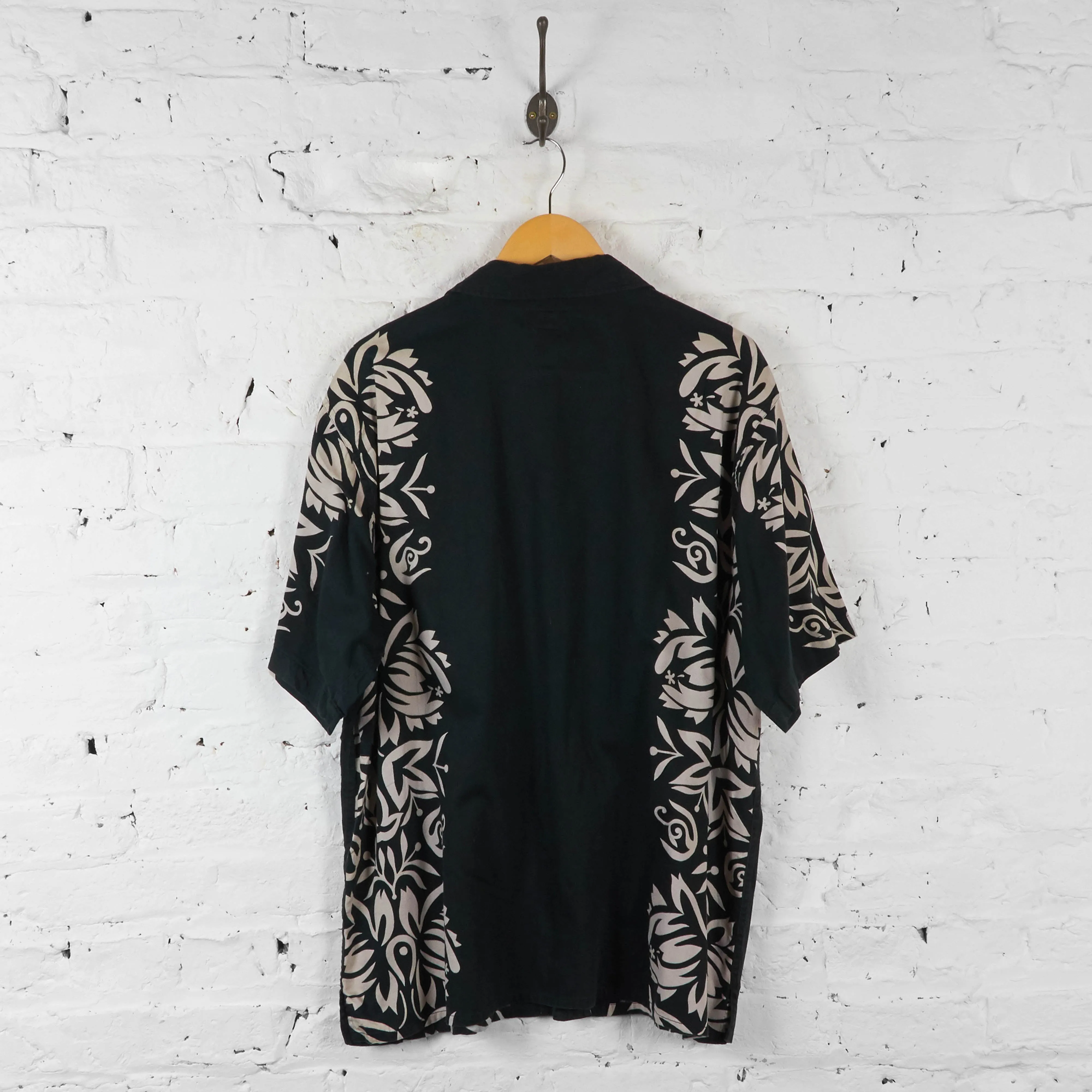Vintage Ralph Lauren Pattern Shirt - Black - L