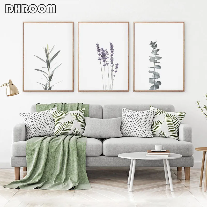 Watercolour Lavender Plant Wall Art