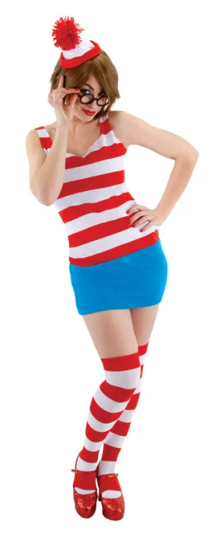 Where'S Waldo Dress Large Xl  Costume