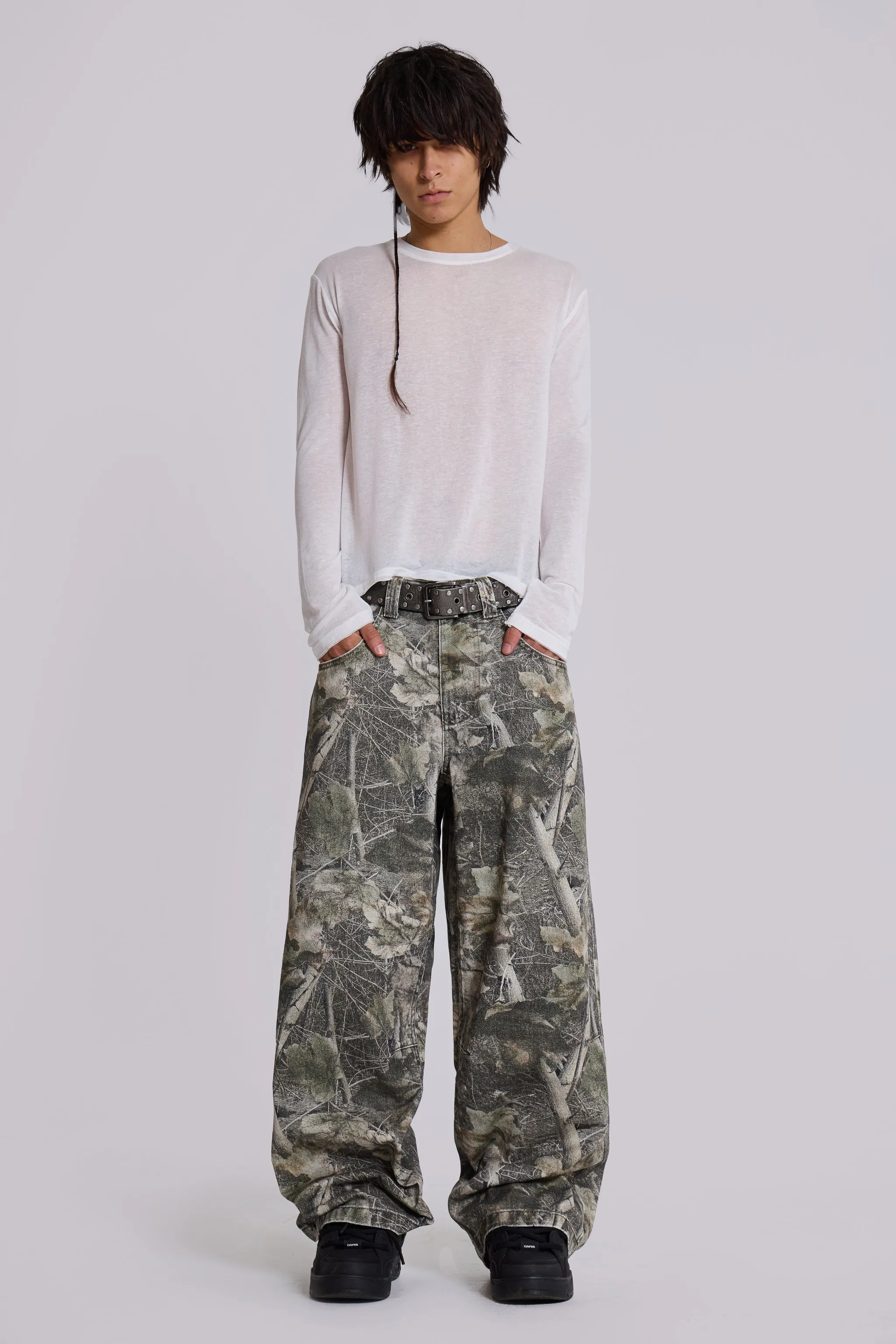 Woodland Camo Colossus Baggy Jeans