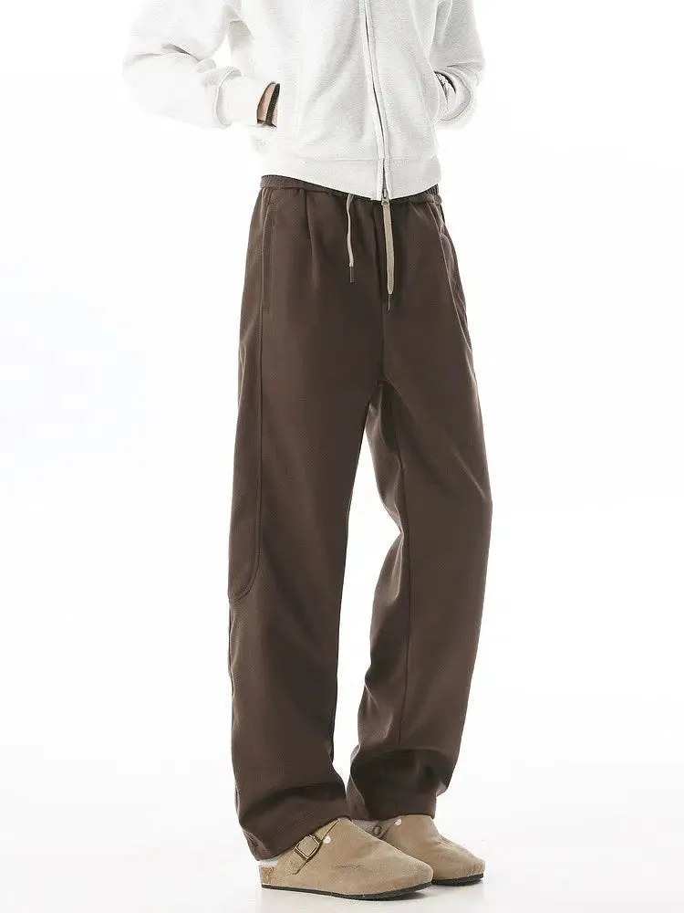 Woolen Drawstring Sweatpants