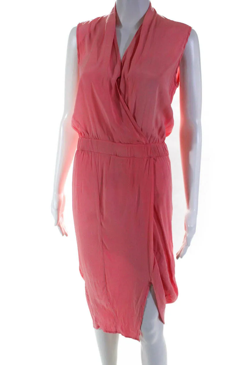 Zero   Maria Cornejo Patterned Blush/Pink Light Fabric Mio Dress